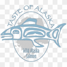Taste Of Alaska Blue No Background Fish - Chinook Salmon, HD Png Download - alas png