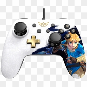 Powera Nintendo Switch Controller - Nintendo Switch Zelda Controller, HD Png Download - link breath of the wild png