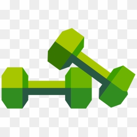 Banner Freeuse Download Dumbbell Physical Bodybuilding - Transparent Background Dumbbell Clipart, HD Png Download - gym png