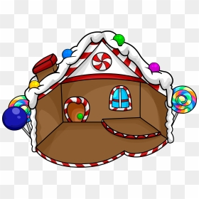 Club Penguin Rewritten Wiki - Club Penguin Chriatmas Igloos, HD Png Download - gingerbread house png