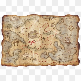 Treasure Map, HD Png Download - treasure map png