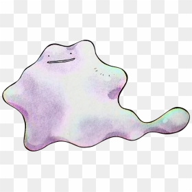 Original Ditto Pokemon Art, HD Png Download - ditto png