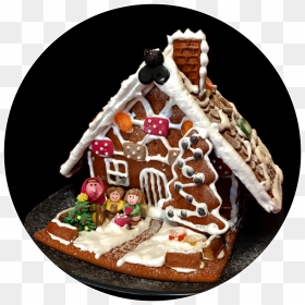 #gingerbreadhouse #gingerbread #house #ginger #bread, HD Png Download - gingerbread house png