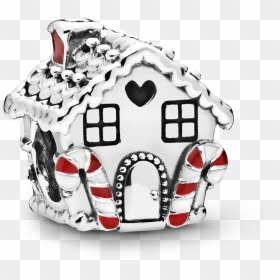 Pandora - Title - Tag - Pandora Gingerbread House Charm, HD Png Download - gingerbread house png