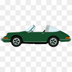 Porsche 911 Targa Profile - Porsche 911 Targa Drawing, HD Png Download - porsche png