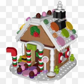 Gingerbread House, HD Png Download - gingerbread house png