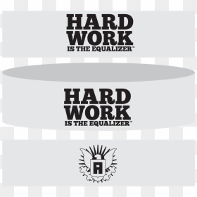 Hard Work Is The Equalizer Sweatband - Oval, HD Png Download - ness png