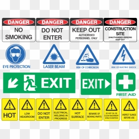 Sample Safety Signs- - All Safety Signs Png, Transparent Png - safety png