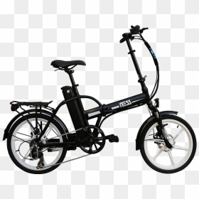 Ness Rua Folding Electric Bike, Electric Bike, Ness, - Mini Foldable Bike Black, HD Png Download - ness png