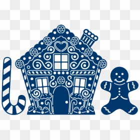 Tattered Lace Gingerbread House Etl156 Cutting Die, HD Png Download - gingerbread house png