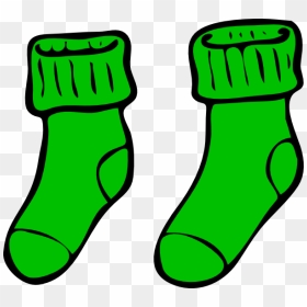 Green Sock Svg Clip Arts - Socks Clip Art, HD Png Download - sock png