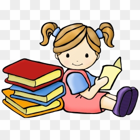 Student Clipart Coloring - Silent Reading Clipart, HD Png Download - reading png