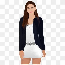 Business Woman Portrait Clip Arts - Importance Of English In India, HD Png Download - business woman png