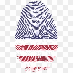 America Art Fingerprint - Finger Print, HD Png Download - thumbprint png