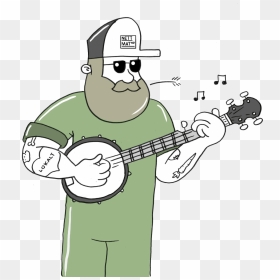 No String Instrument Accessory Sandkassen Reklame String - Cartoon, HD Png Download - banjo png