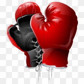 Red Black Boxing Gloves Free Png Download - Boxing Gloves Icon, Transparent Png - boxing png