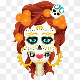 Day Of The Dead Candles Png - Transparent Day Of The Dead Clip Art, Png Download - dia de los muertos png