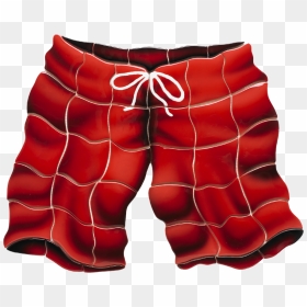 St Swim Trunks Red Copy - Swim Trunks, HD Png Download - trunks png