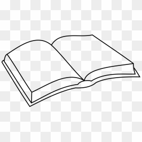 Simple Open Book Drawing, HD Png Download - reading png