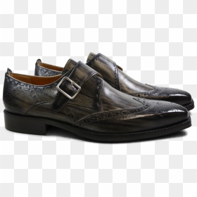 Monks Nicolas 2 Grey Shade & Lines Black Hrs - Slip-on Shoe, HD Png Download - black lines png