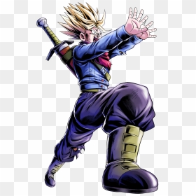 Transparent Super Saiyan Hair Png - Ssj Trunks Db Legends Render, Png Download - trunks png