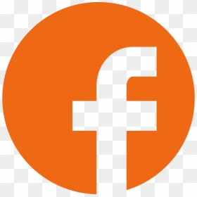 Follow Us On Social Media To Receive The Latest Updates - Facebook Logo Png Orange, Transparent Png - follow us on facebook png