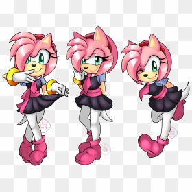 Ler Ar Cartoon Clip Art Fictional Character - Sonic The Hedgehog X Amy, HD Png Download - amy rose png