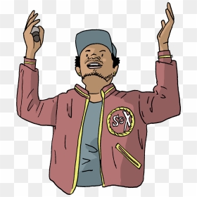 Chano For Mayor A Drawing Of The - Drawing, HD Png Download - rapper png