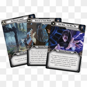 Star Wars Legion Emperor Palpatine Card, HD Png Download - emperor palpatine png