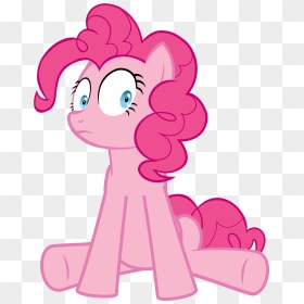 Pinkie Pie Pony Fluttershy Hair Pink Facial Expression - My Little Pony Pinkie Pie Scared, HD Png Download - pinkie pie png