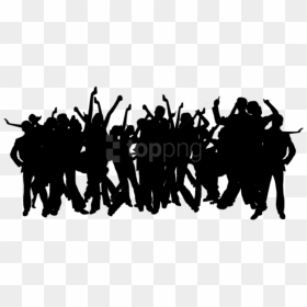 Audience Vector Happy Crowd - Crowd Of People Png, Transparent Png - happy people png