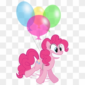Pinkie Pie Transparent Background Png - Pinkie Pie With Balloons, Png Download - pinkie pie png