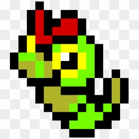 Transparent Caterpie Png - Shiny Caterpie Pixel Art, Png Download - mario sprite png