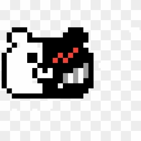 Monokuma Danganronpa Pixel Art, HD Png Download - monokuma png