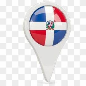 Round Pin Icon - Icon Dominican Republic, HD Png Download - dominican flag png
