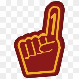 Transparent Finger Number One - Number 1 Glove Png, Png Download - number one png