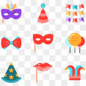 Carnival Flat Icons Png, Transparent Png - carnival png