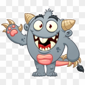 ○•‿✿⁀monster Mash‿✿⁀•○ Terapia, Bricolaje, - Gray Cartoon Monster, HD Png Download - jeffy png