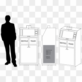 With An Investment Like The Smart Trash Can, It Would - Filing Cabinet, HD Png Download - trash bin png