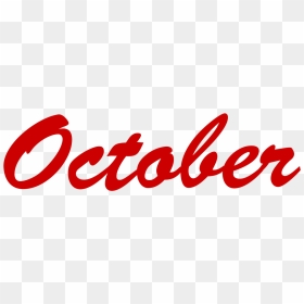 October Letter Logo Png - Graphic Design, Transparent Png - october png