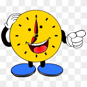 Laughing Clock Clip Art, HD Png Download - happy hour png