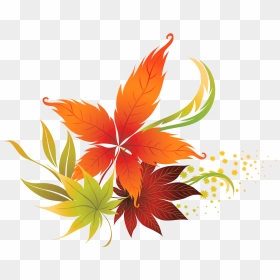 October Png Backgrounds - Transparent Background Fall Leaves Clipart, Png Download - october png