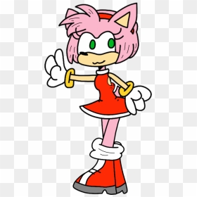 Amy Rose - Cartoon, HD Png Download - amy rose png