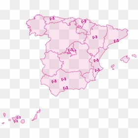 Mapa De España, HD Png Download - iconos png