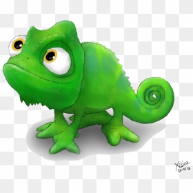 Chameleon Clipart Rapunzel Pascal - Pascal Rapunzel Png, Transparent Png - chameleon png