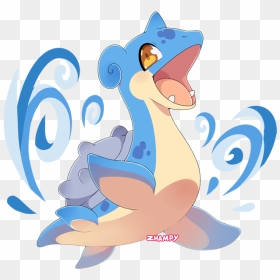 A Little Lapras - Cartoon, HD Png Download - lapras png