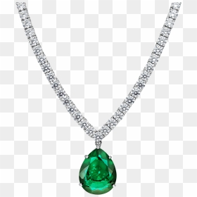 Necklace Clipart Emerald - Necklace Png, Transparent Png - emerald png