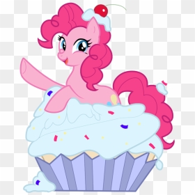 Pinkie Pie And My - Mlp Pinkie Pie Cupcake, HD Png Download - pinkie pie png