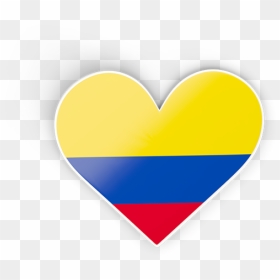 Download Flag Icon Of Colombia At Png Format - Transparent Colombia Flag Heart, Png Download - colombia flag png