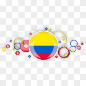 Download Flag Icon Of Colombia At Png Format - Circle Background Colombia Flag, Transparent Png - colombia flag png